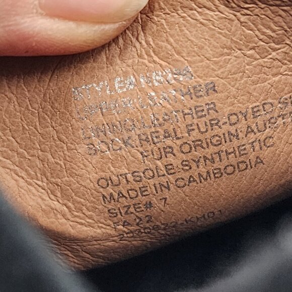 MADEWELL The Suede Kasey Mule Faux Shearling - Picture 5 of 6